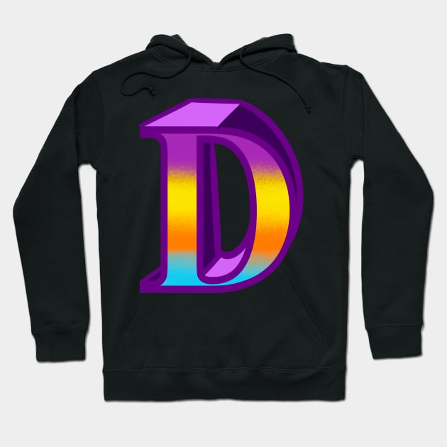 Top 10 best personalised gifts 2022  - Letter D ,personalised,personalized with pattern Hoodie by Artonmytee